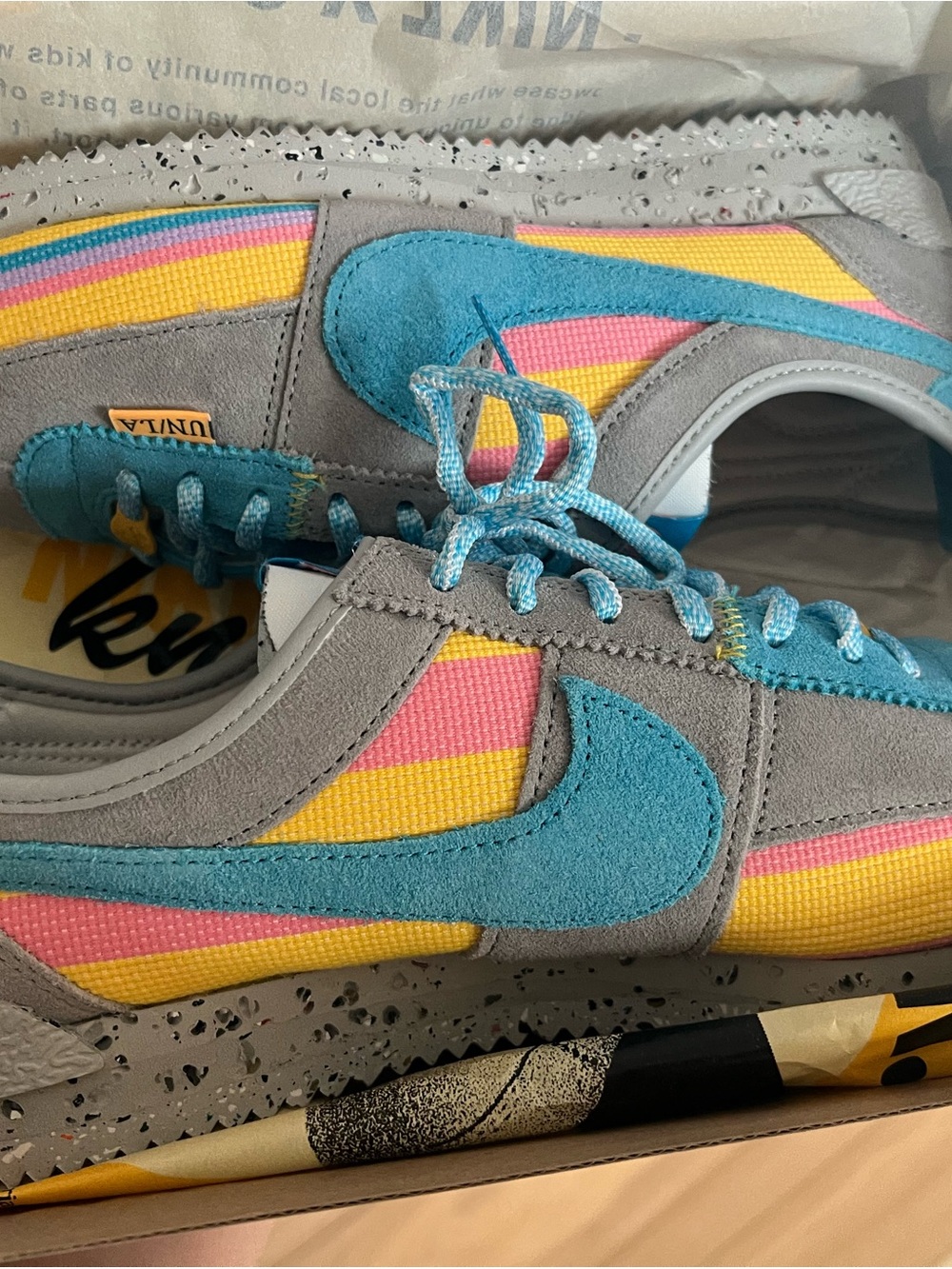 Nike Cortez SP Multicolor Gray Speckled Sneakers- 8.5M/10W